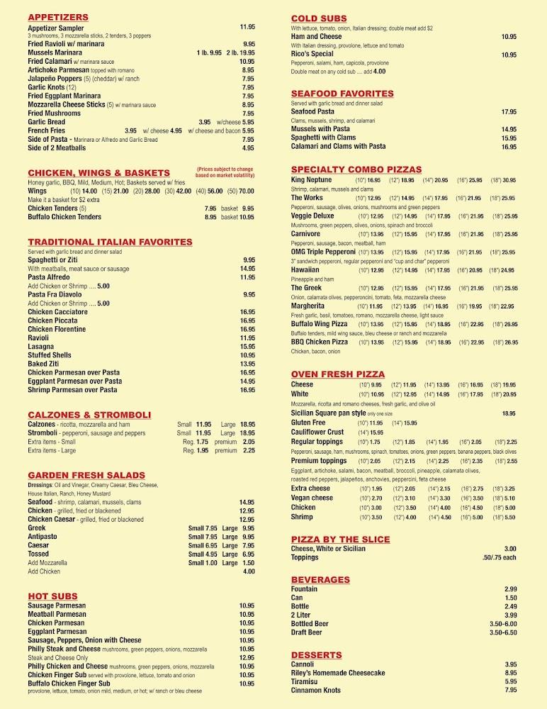 Big Mikes Pizza Menu image 1